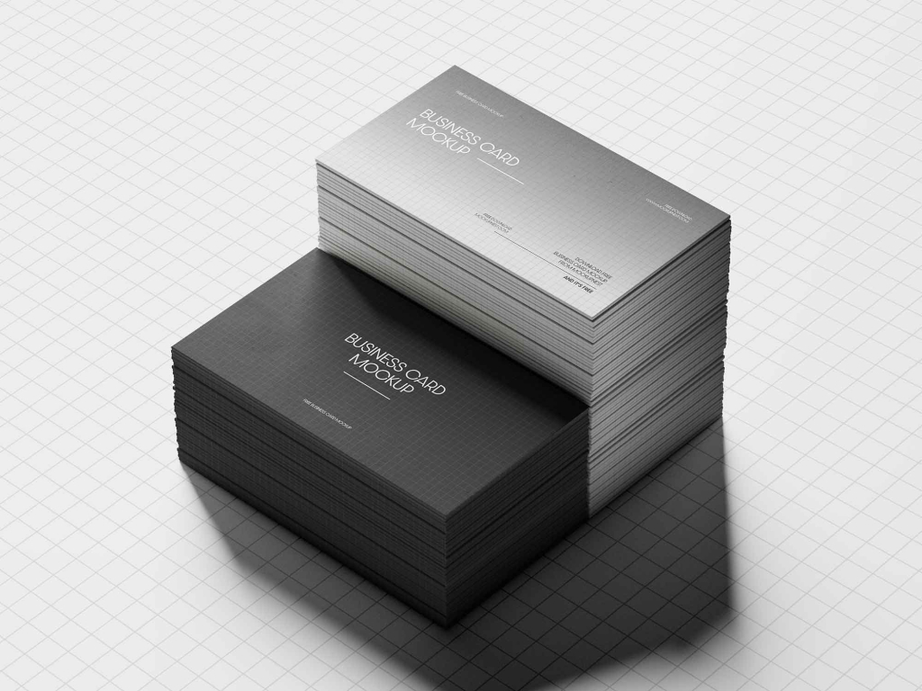 Stacked-Business-Card-Mockup-1024x768 14 pt + AQ - Image 1